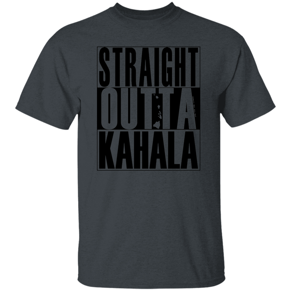 Straight Outta Kahala (black ink) T-Shirt