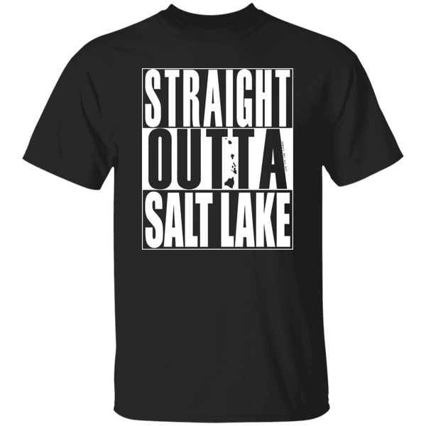 Straight Outta Salt Lake (white ink) T-Shirt