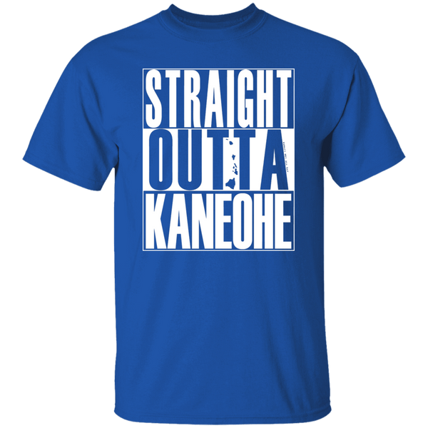 Straight Outta Kaneohe (white ink) T-Shirt