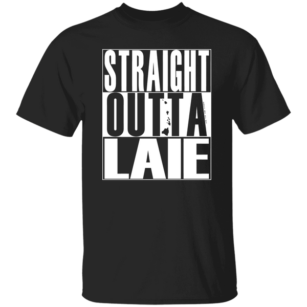 Straight Outta Laie (white ink) T-Shirt