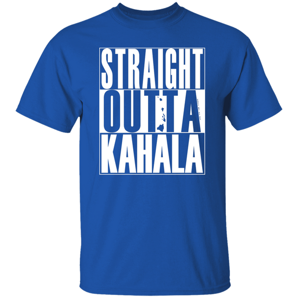 Straight Outta Kahala (white ink) T-Shirt