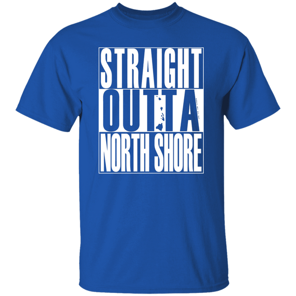 Straight Outta North Shore (white ink) T-Shirt