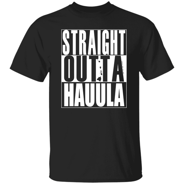 Straight Outta Hauula (white ink) T-Shirt