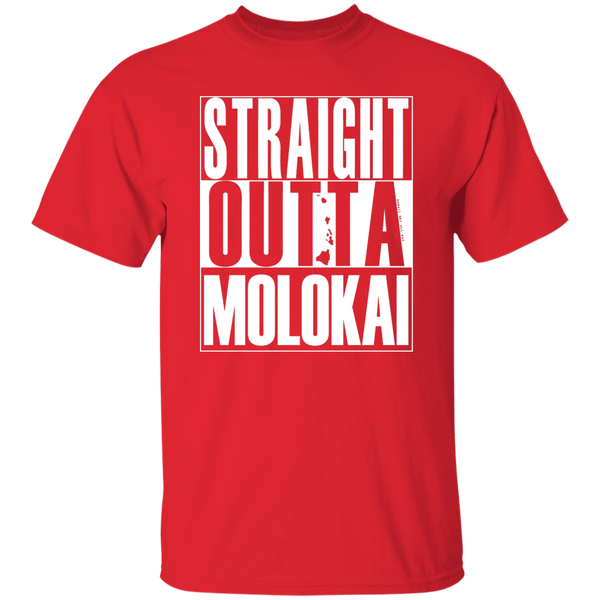 Straight Outta Molokai (white ink) T-Shirt