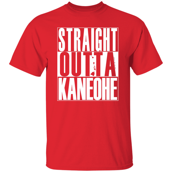Straight Outta Kaneohe (white ink) T-Shirt