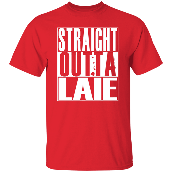 Straight Outta Laie (white ink) T-Shirt