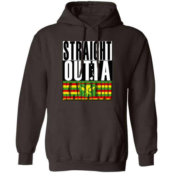 Straight Outta Kahaluu (Kanaka Maoli) Pullover Hoodie