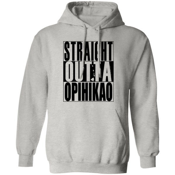 Straight Outta Opihikao (black ink) Pullover Hoodie
