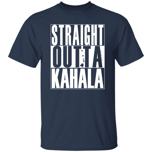 Straight Outta Kahala (white ink) T-Shirt