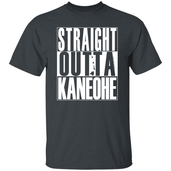 Straight Outta Kaneohe (white ink) T-Shirt