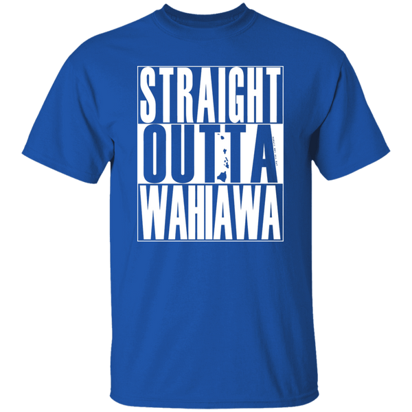 Straight Outta Wahiawa (white ink) T-Shirt