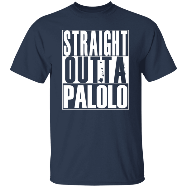 Straight Outta Palolo (white ink) T-Shirt