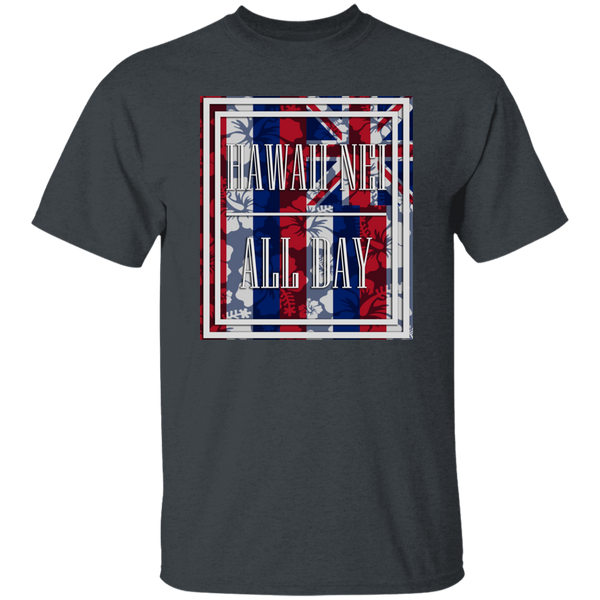 Hawai'i Floral Flag Print T-Shirt