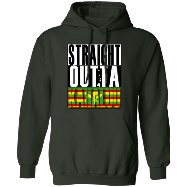 Straight Outta Kahaluu (Kanaka Maoli) Pullover Hoodie