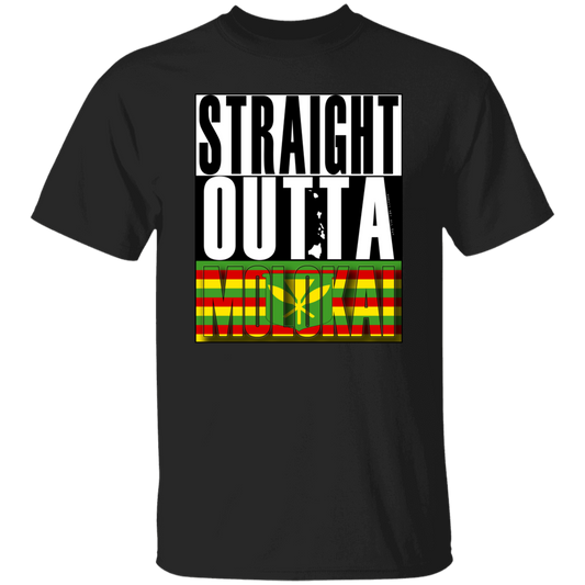 Straight Outta Molokai (Kanaka Maoli) T-Shirt