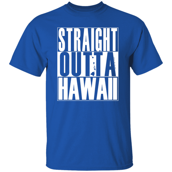 Straight Outta Hawaii (white ink) T-Shirt