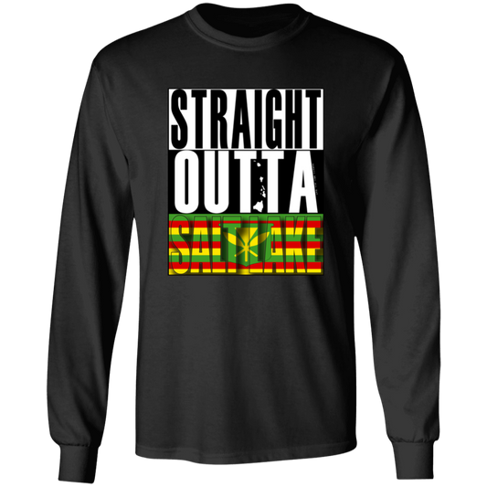 Straight Outta Salt Lake (Kanaka Maoli)  LS T-Shirt
