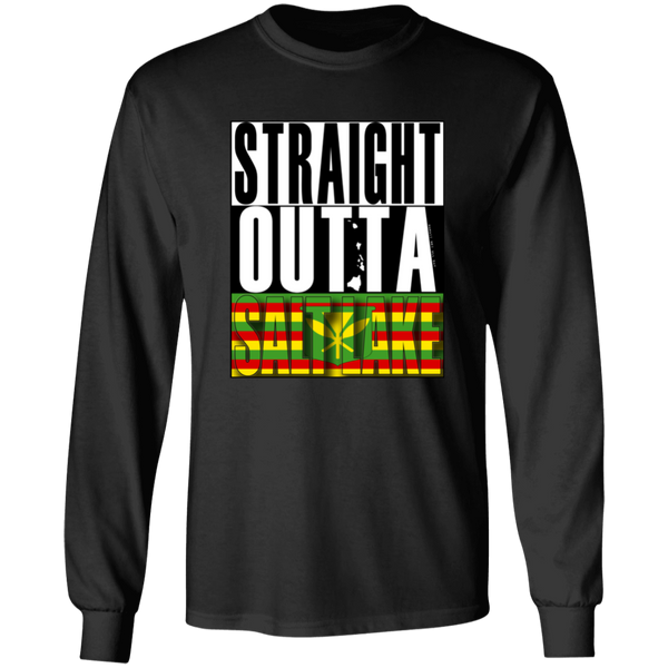 Straight Outta Salt Lake (Kanaka Maoli)  LS T-Shirt