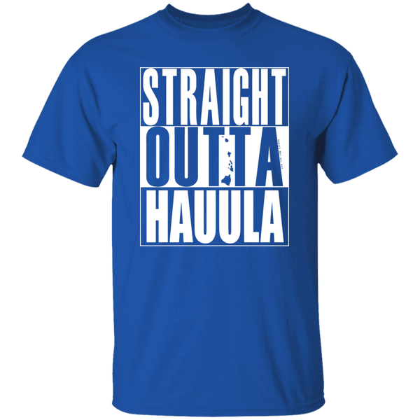 Straight Outta Hauula (white ink) T-Shirt