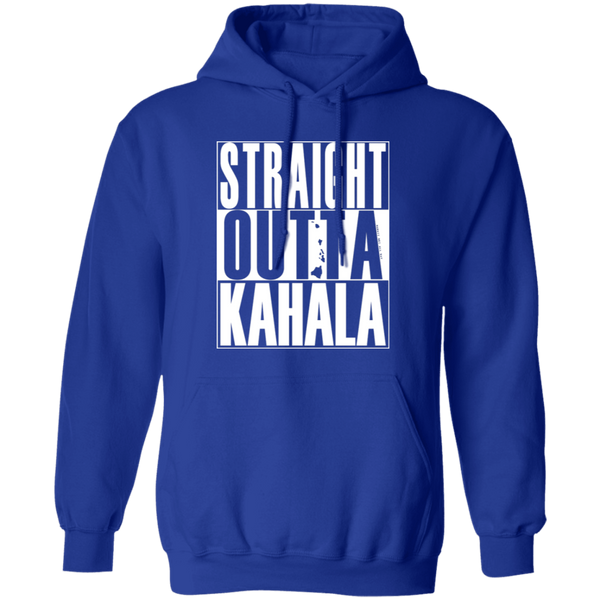 Straight Outta Kahala (white ink) Pullover Hoodie