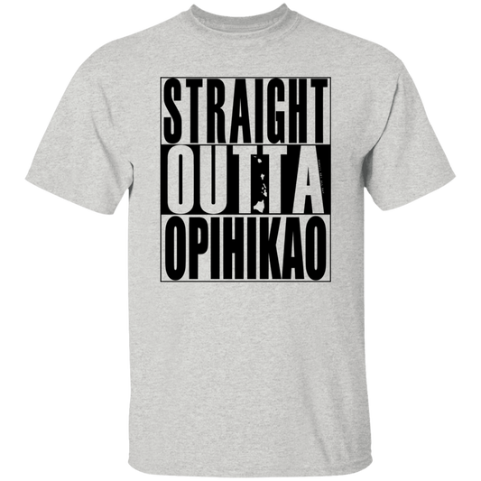 Straight Outta Opihikao (black ink) T-Shirt