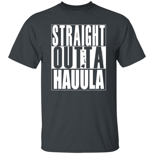 Straight Outta Hauula (white ink) T-Shirt