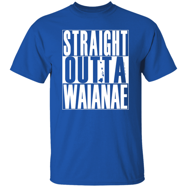 Straight Outta Waianae  (white ink) T-Shirt