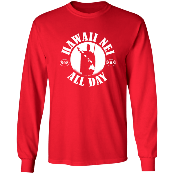 HNAD Represent(white ink) LS T-Shirt