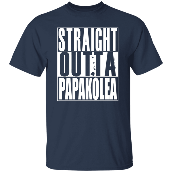 Straight Outta Papakolea (white ink) T-Shirt
