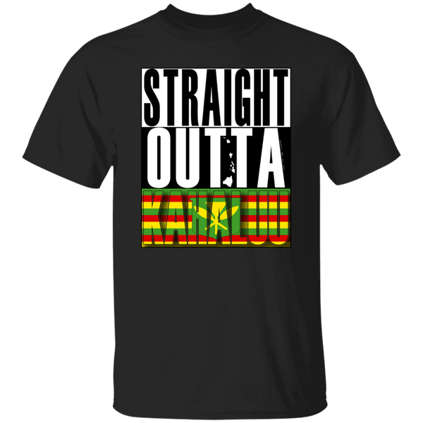 Straight Outta Kahaluu (Kanaka Maoli) T-Shirt