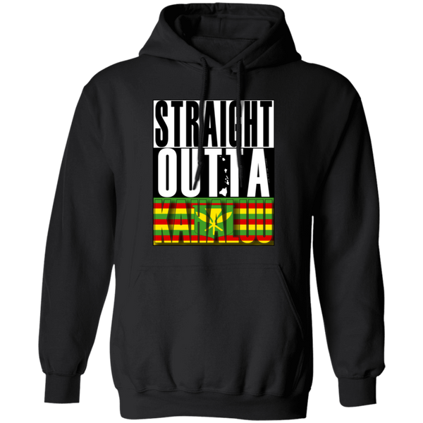 Straight Outta Kahaluu (Kanaka Maoli) Pullover Hoodie