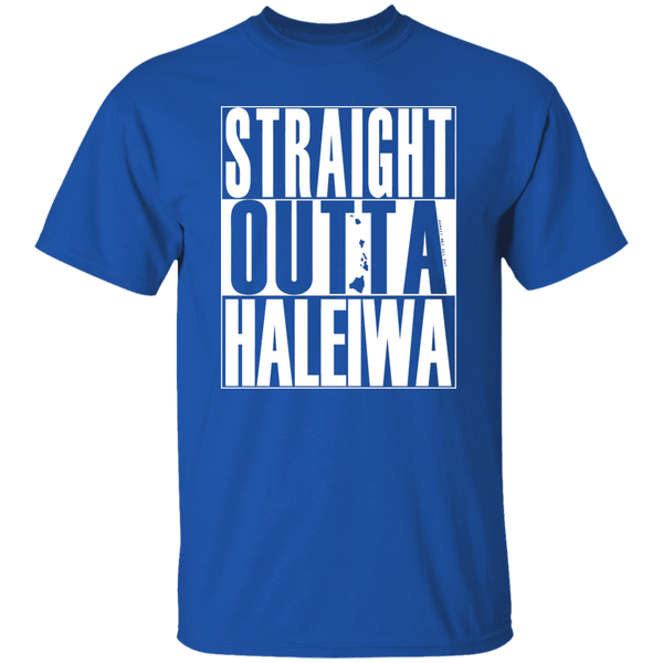 Straight Outta Haleiwa (white ink) T-Shirt
