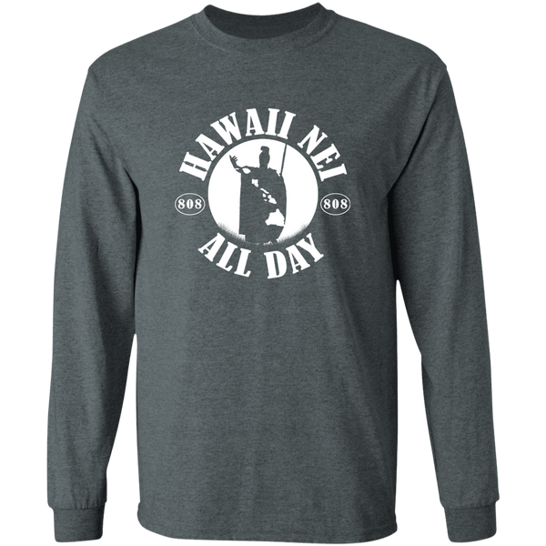 HNAD Represent(white ink) LS T-Shirt