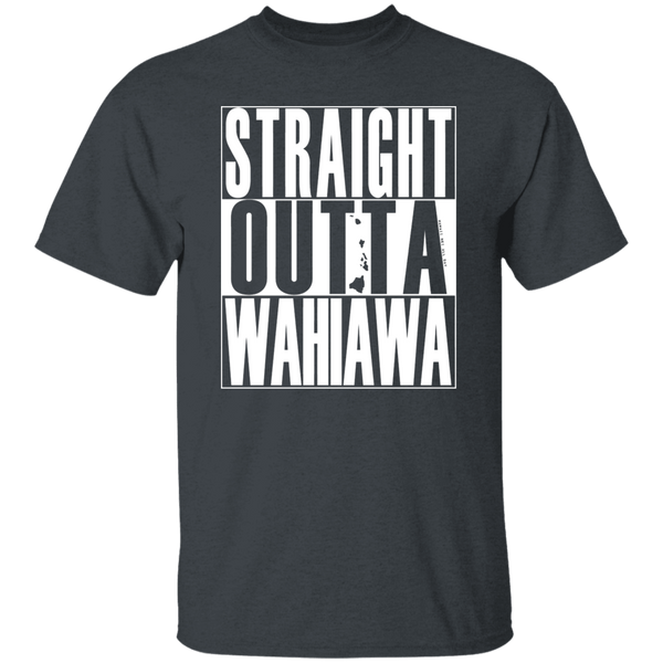 Straight Outta Wahiawa (white ink) T-Shirt