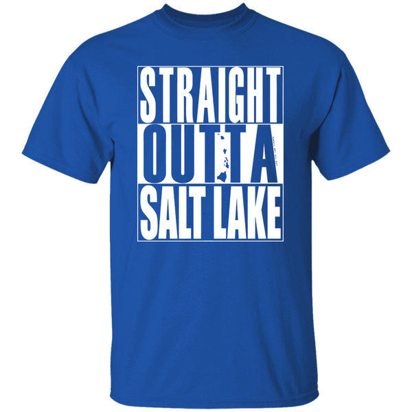 Straight Outta Salt Lake (white ink) T-Shirt