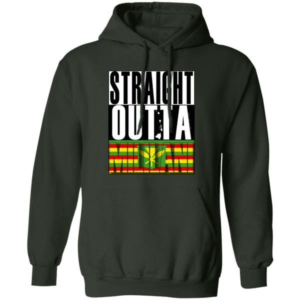 Straight Outta Mililani (Kanaka Maoli) Pullover Hoodie