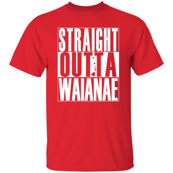 Straight Outta Waianae  (white ink) T-Shirt