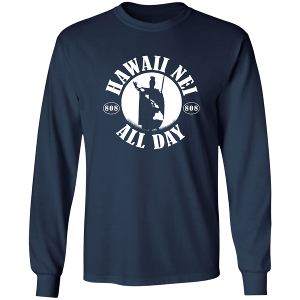 HNAD Represent(white ink) LS T-Shirt