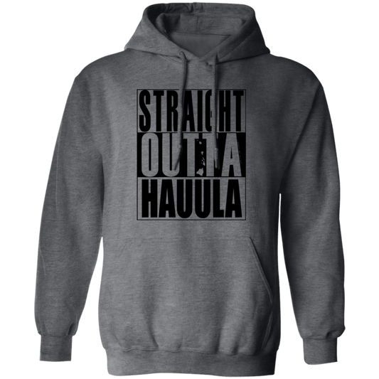 Straight Outta Hauula (black ink) Pullover Hoodie