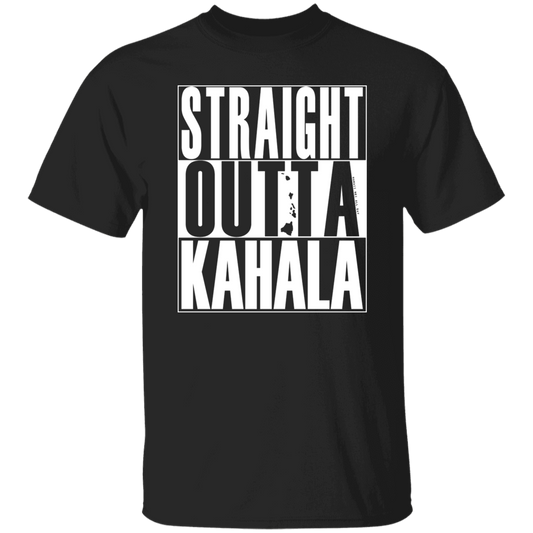 Straight Outta Kahala (white ink) T-Shirt
