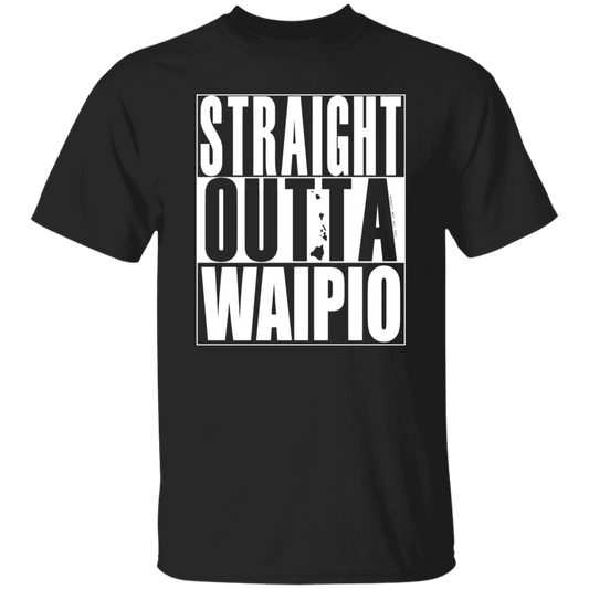 Straight Outta Waipio (white ink) T-Shirt