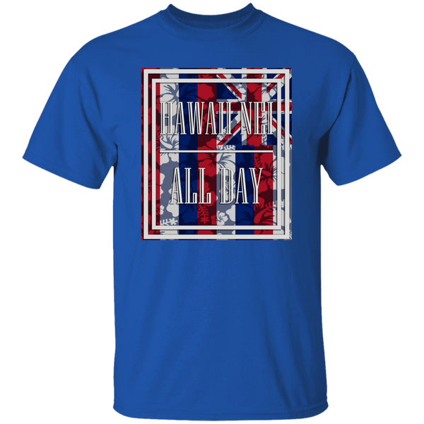 Hawai'i Floral Flag Print T-Shirt