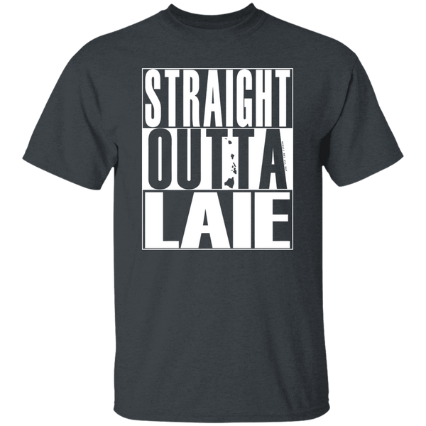 Straight Outta Laie (white ink) T-Shirt