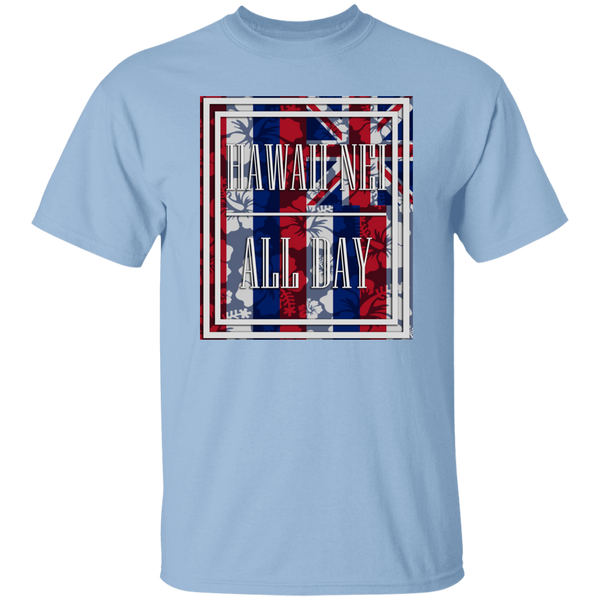 Hawai'i Floral Flag Print T-Shirt