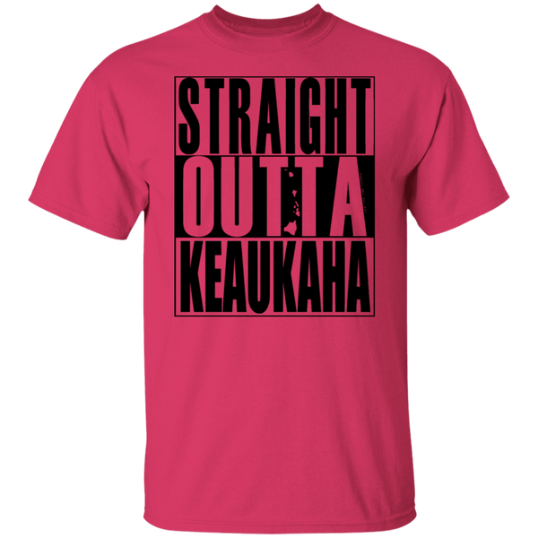 Straight Outta Keaukaha(black ink) T-Shirt