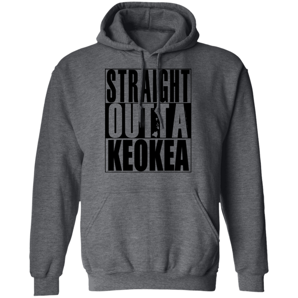 Straight Outta Keokea (black ink) Pullover Hoodie