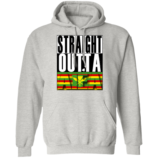 Straight Outta Aiea (Kanaka Maoli) Pullover Hoodie, Sweatshirts, Hawaii Nei All Day