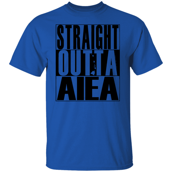 Straight Outta Aiea (black ink) T-Shirt