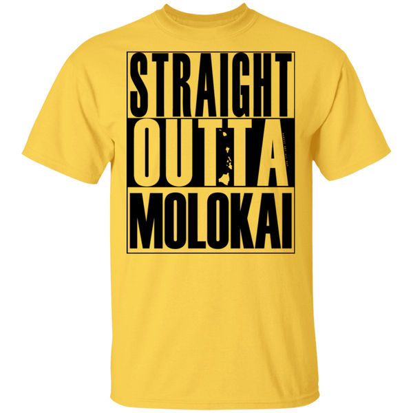 Straight Outta Molokai(black ink) T-Shirt
