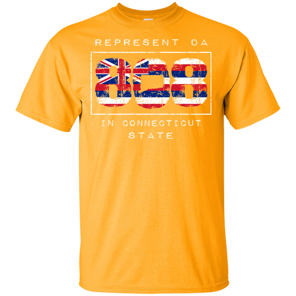 Rep Da 808 In Connecticut State Ultra Cotton T-Shirt, T-Shirts, Hawaii Nei All Day